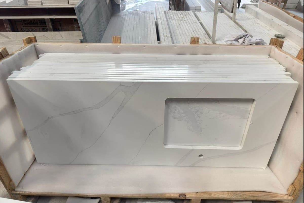 Engineered Quartz Slab > Vanities